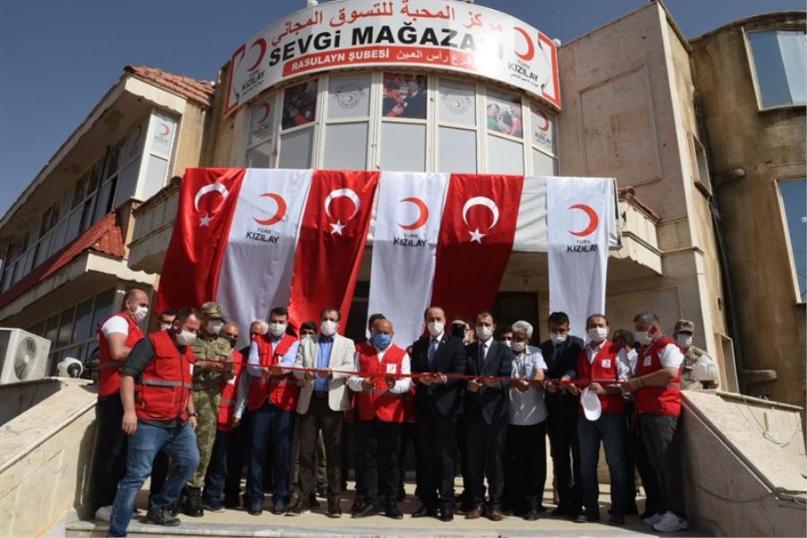 Kızılay, Suriye’deki Sekizinci Mağazasını Resulayn’da Açtı