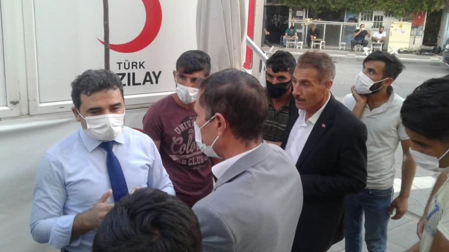 MHP İLÇE TEŞKİLATINDAN KAN BAĞIŞINA DESTEK