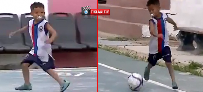 EMZİKLİ MARADONA! YETENEĞİYLE İZLEYENLERİ KENDİNE HAYRAN BIRAKIYOR