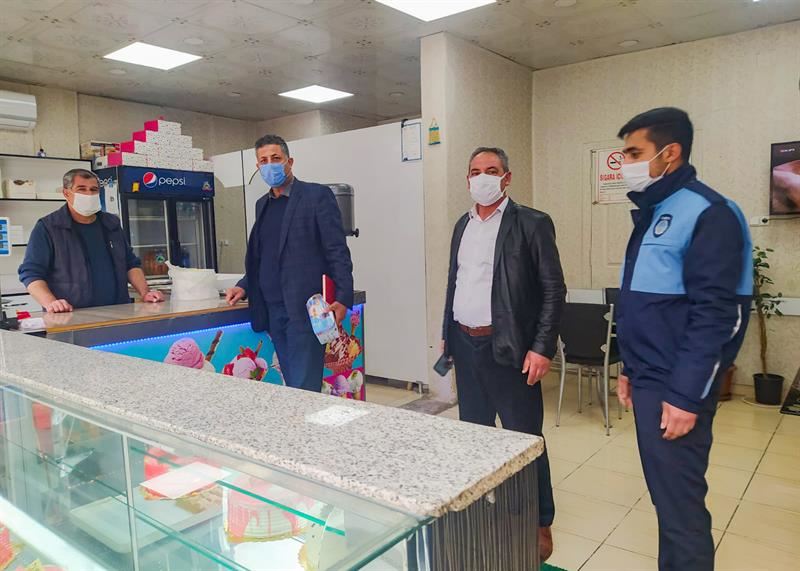 Ceylanpınar  Zabıtalar ilçe merkezinin dört bir yanını denetlendi.