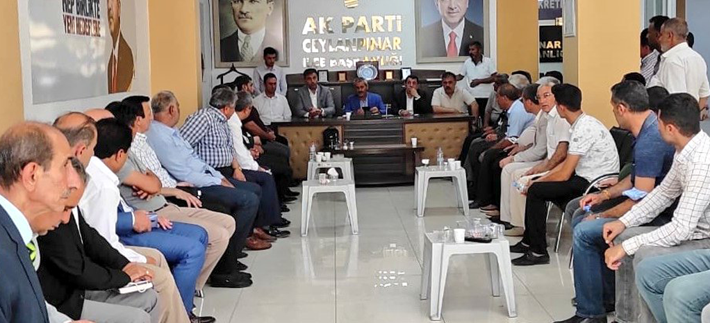 AK PARTİ CEYLANPINAR’DA TEMAYÜL YOKLAMASI YAPILDI