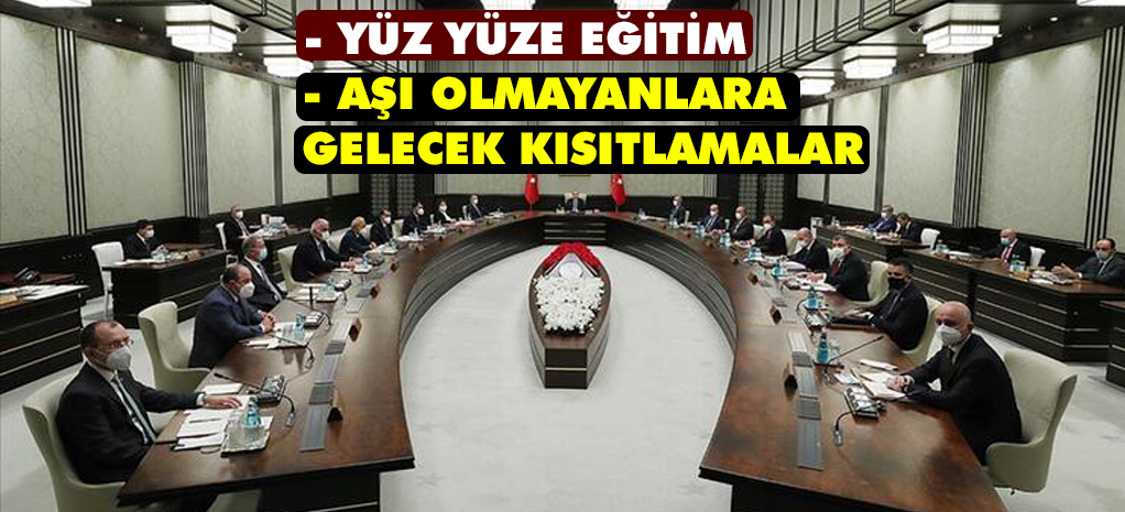 GÖZLER KABİNE TOPLANTISINDA! İŞTE MASADAKİ KRİTİK KONULAR