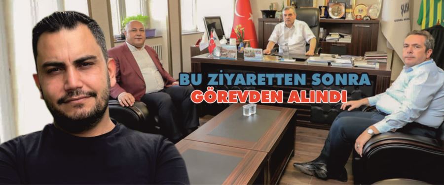 ŞUSKİ CEYLANPINAR BİRİM SORUMLUSUNU GÖREVDEN ALDI