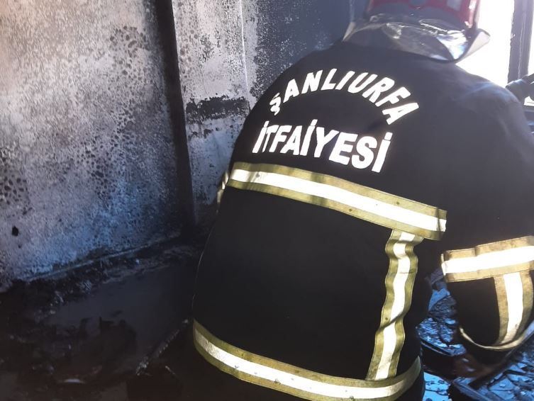 BİK ŞANLIURFA ŞUBESİNDE KORKUTAN YANGIN