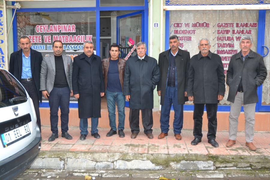 CEYLANPINAR AK PARTİ İLÇE BAŞKANI DOĞANTEKİN GAZETEMİZİ ZİYARET ETTİ