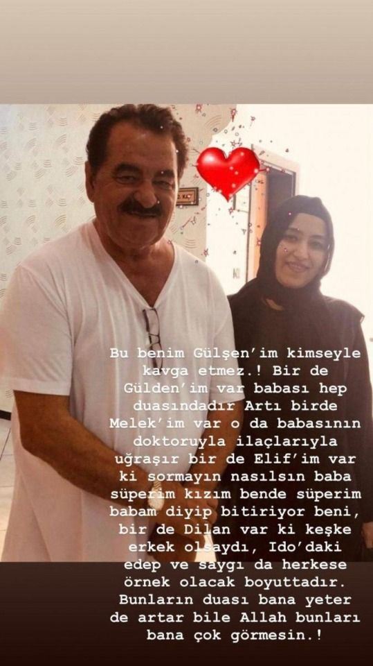 İBRAHİM TATLISES, KIZI GÜLŞEN’İ İLK KEZ PAYLAŞTI