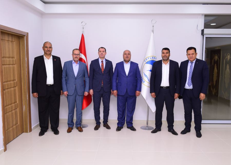Milletvekili Özşavlı’dan Ceylanpınar’da Kurumlara Ziyaret