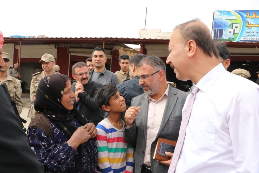 Vali Abdullah Erin’in Resulayn’da Halkla Buluştu