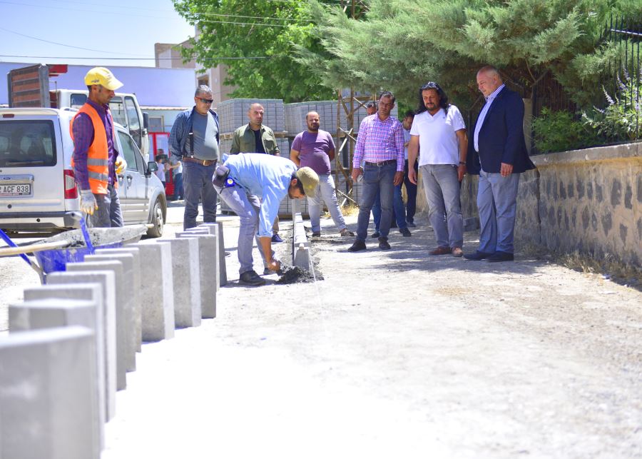Ceylanpınar belediyesi bir Kilometrelik Yürüyüş Yolu Çalışması başlandı