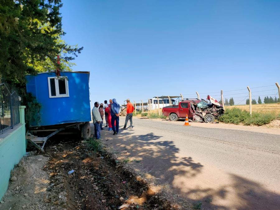 CEYLANPINAR AKREPLİ YOLUNDA KAZA