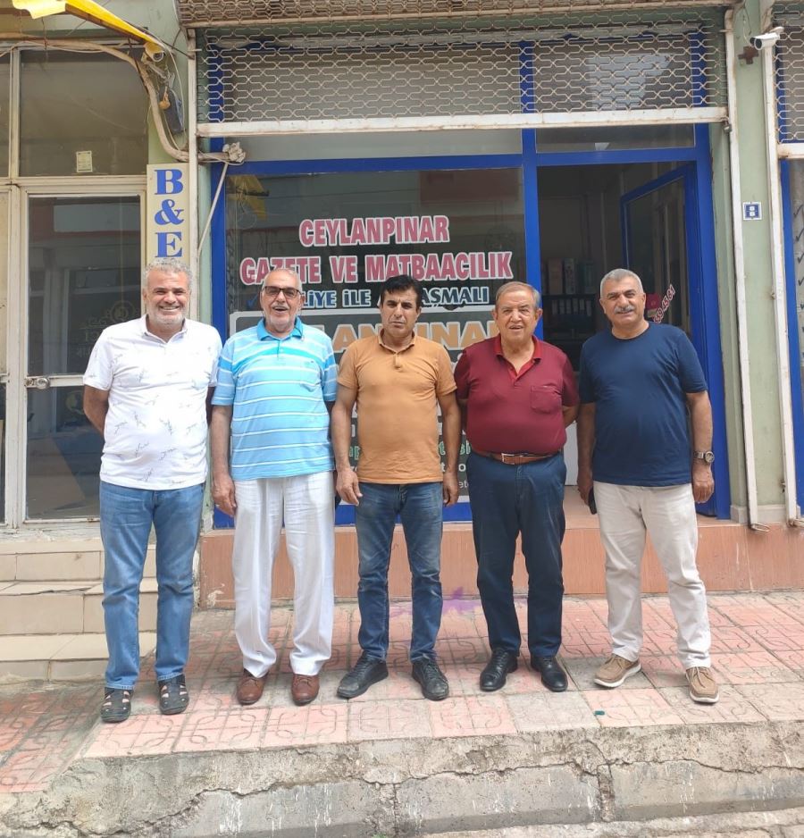 EGE ŞANLIURFA FEDERAYON BAŞKANI ALKAN VE İZMİR CEYLANPINARLILAR DERNEK BAŞKANI KAYA MEMLEKETLERİNE GELDİLER