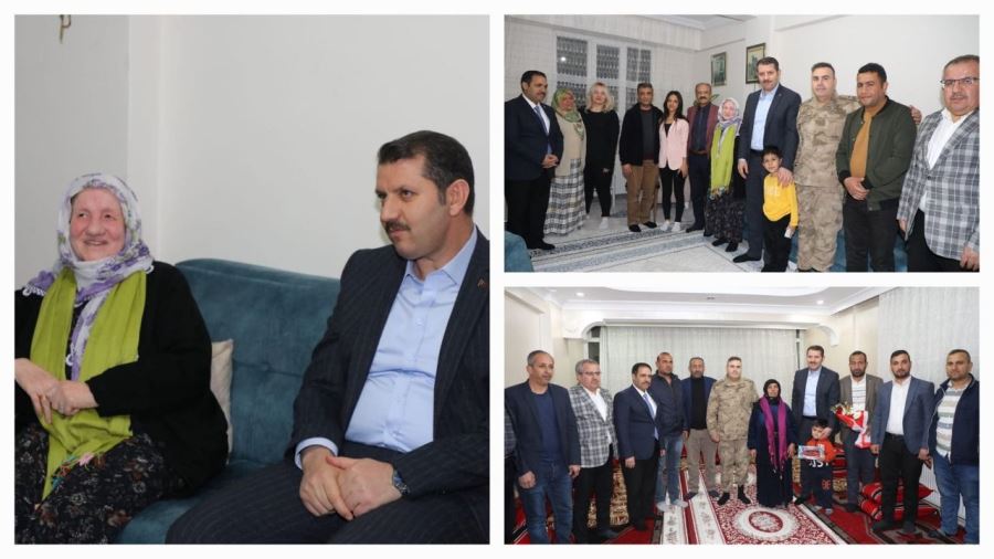 Şanlıurfa Valisi Salih Ayhan’dan şehit ailelerine ziyaret