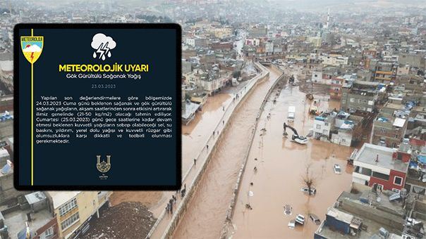 Şanlıurfa Valiliğinden Şiddetli Yağış Uyarısı