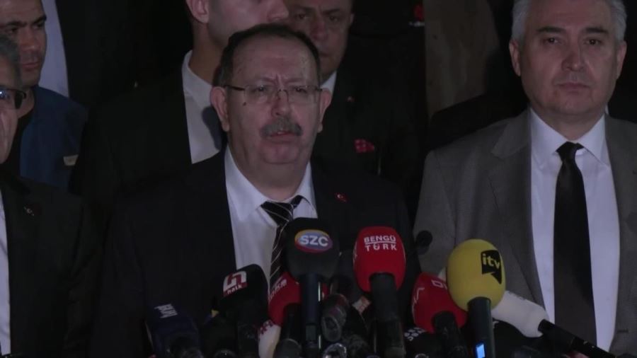 YSK Başkanı Yener’in, 