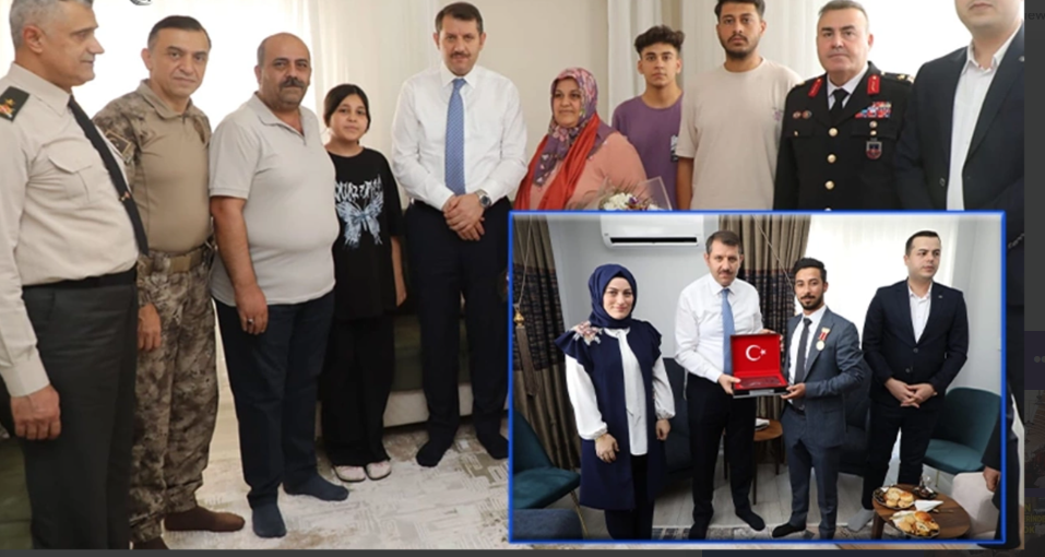 Şanlıurfa Valisinden 15 Temmuz Şehit ve Gazilerinin Evine Ziyaret