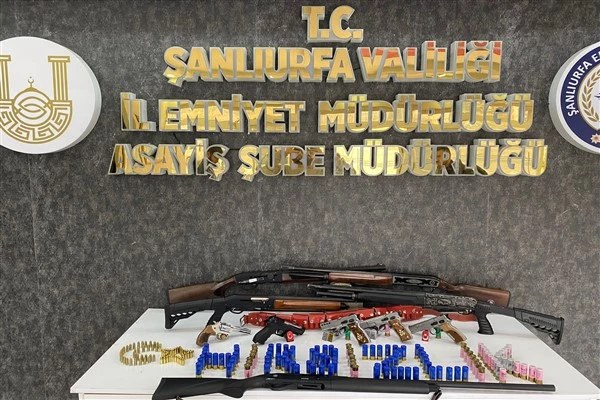 Şanlıurfa merkezli 5 ilde silah ticareti operasyonu