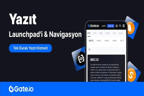 Gate.io Inscription Ön Satış Platformu ve Navigasyon hizmetlerini başlattığını duyurdu 