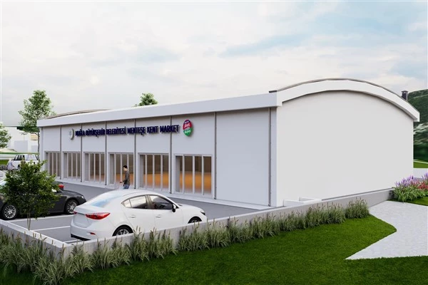Büyükşehir Kent Market Projesi’nin yapımına başlandı 