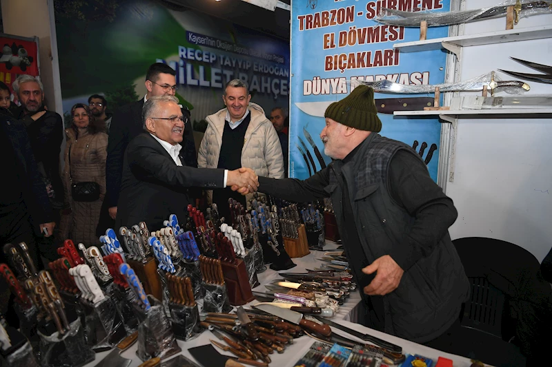 Başkan Büyükkılıç, Yöresel Ürünler Fuarı