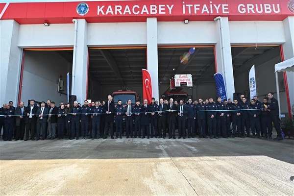 Bursa Karacabey’deki itfaiye binası yenilenerek hizmete alındı 