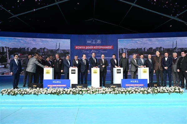 Başkan Altay, Şehir Kütüphanesi’nin temel atma törenine katıldı