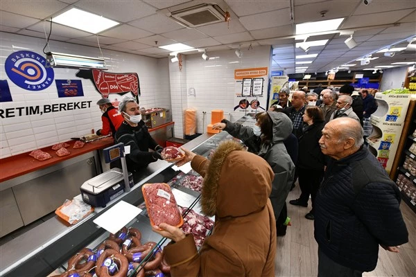 Başkent Marketlerde uygun fiyatlı et satışına başlandı