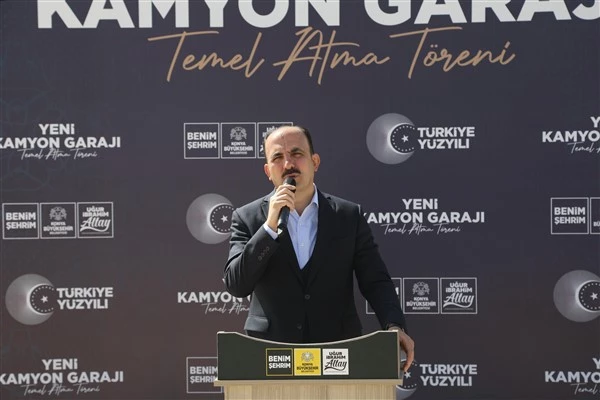 Başkan Altay, Yeni Kamyon Garajı’nın temelini attı