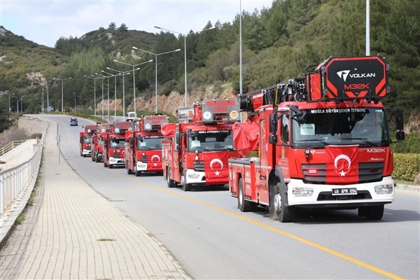 Muğla Büyükşehir Belediyesi itfaiye araç sayısını 168’e çıkardı