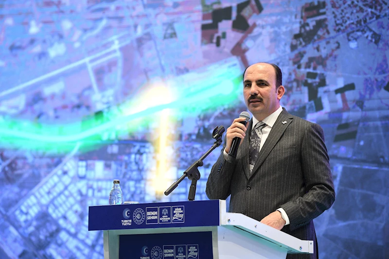 Başkan Altay: Konya’mız yeni 105 kilometre raylı sistem hattına kavuşmuş olacak