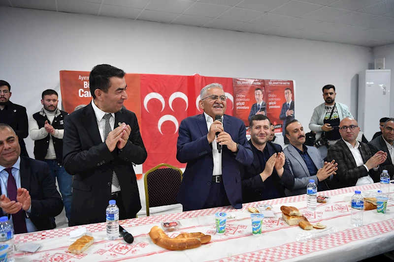 Başkan Büyükkılıç: El ele, gönül gönle vereceğiz, kenetleneceğiz