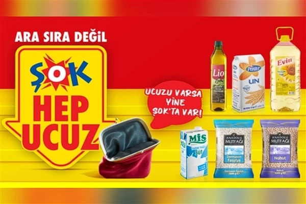 ŞOK Marketler temel ihtiyaç ürünlerinde “her gün ucuz fiyat” kampanyasını duyurdu