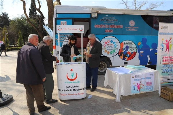 Şanlıurfa’da vatandaşlar obezite hakkında bilgilendirildi