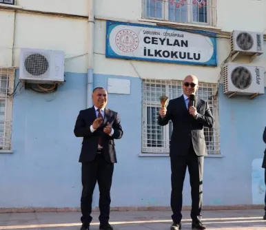 Ceylanpınar Kaymakamı Mehmet Çağatay ÇAKAL  İlk Ders Zilini Çaldı