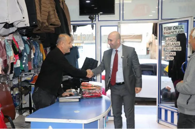 Ceylanpınar Kaymakamı Esnafları Ziyaret Etti