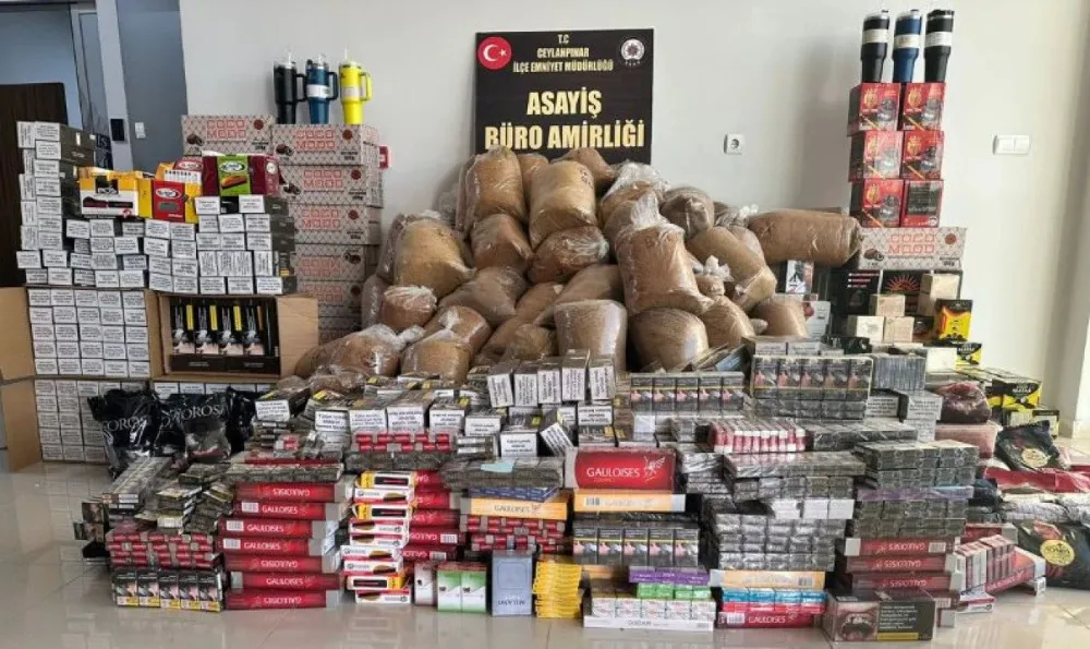 Ceylanpınar’da Kaçakçılık Operasyonu: Çok Sayıda Malzemeye El Konuldu
