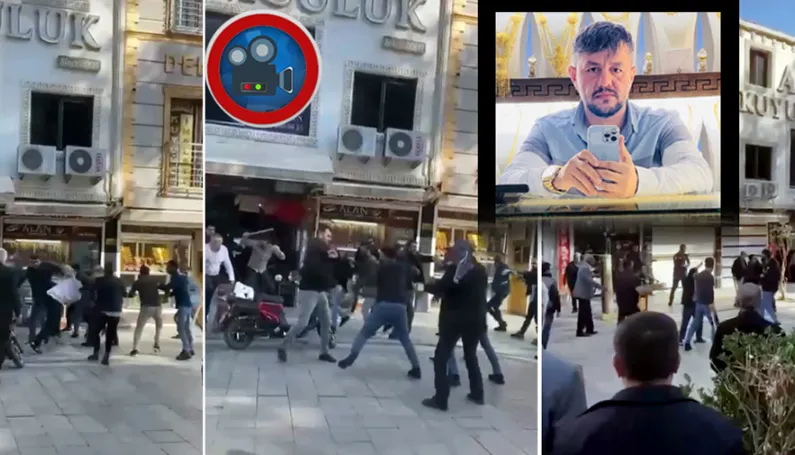 komşu ilçede yine kavga Sopalı-bıçaklı esnaf kavgası bir kişi öldü.