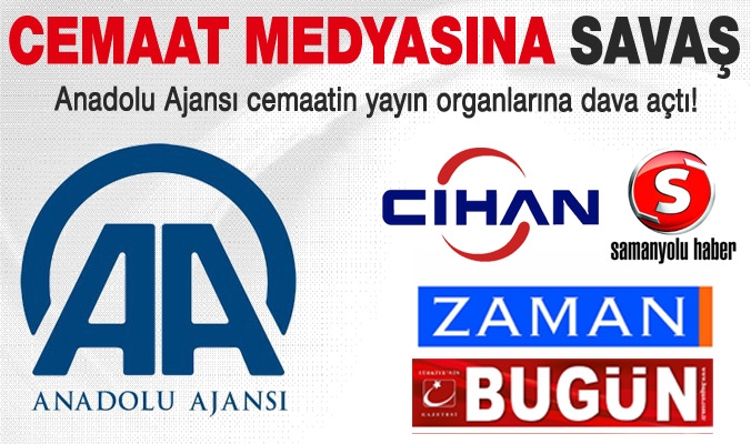 Anadolu Ajansı`ndan cemaat medyasına suç duyurusu