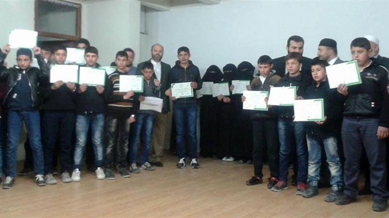 Çadırkent? teki Öğrencilerin Hafızlık Merasimi