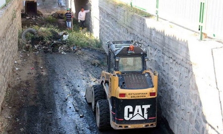 Ceylanpınar Antep Deresi Temizleniyor