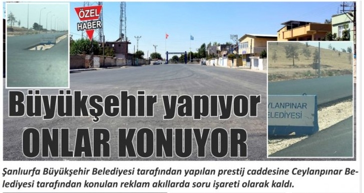 CEYLANPINAR BELEDİYESİ?NDEN O HABERE ELEŞTİRİ