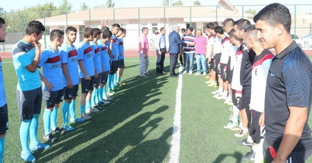 Ceylanpınar Belediyespor ile Siverek Belediyespor Hazırlık Maçı Yaptı
