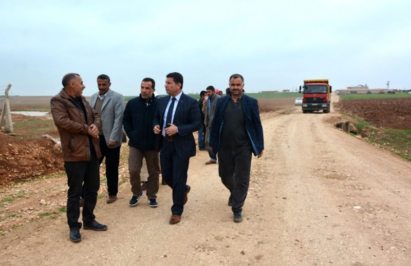 Ceylanpınar  Büyükçaylı Mahallesi Asfalta Kavuşuyor