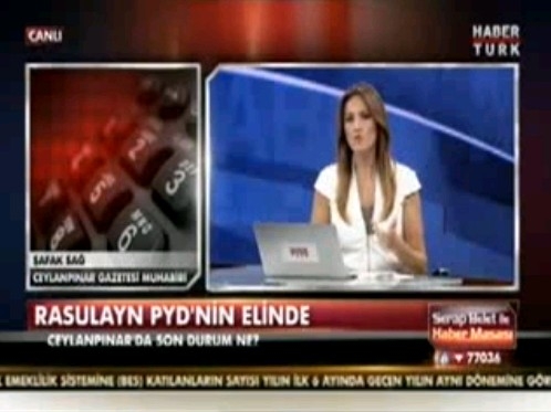 Ceylanpınar Gazetesi Muhabiri, Haber Türk Canlı Yayınında