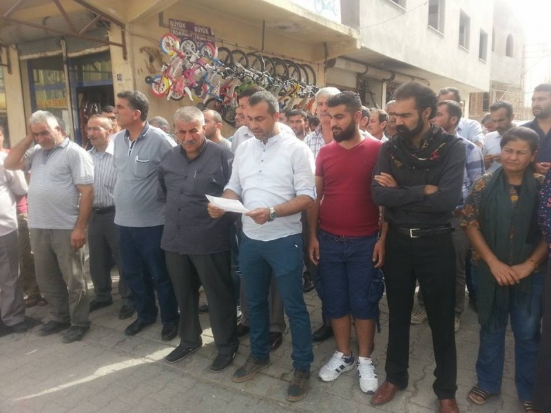 Ceylanpınar HDP,Kobani Katliamını kınadı.