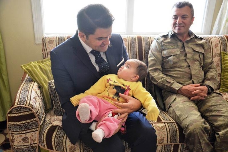 Ceylanpınar Kaymakamı KARATEPE`den Şehit Ailelerine Ziyaret