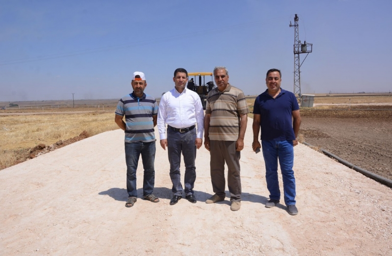 Ceylanpınar Kırsalında Yol Çalışmaları Devam ediyor