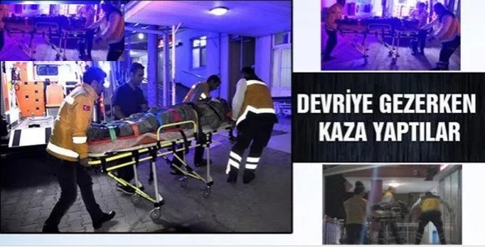 Ceylanpınarda askeri araç kaza yaptı:4 yaralı