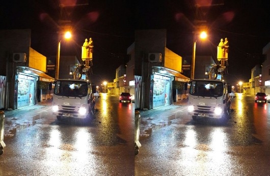 Ceylanpınar?da Aydınlatma Çalışması