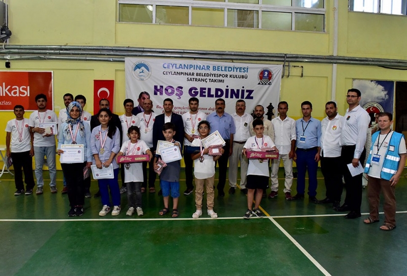 Ceylanpınarda Düzenlenen 30 Ağustos Zafer Bayramı Satranç Turnuvası Son Erdi