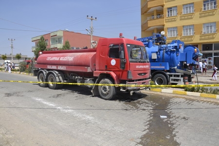 Ceylanpınar?da korkutan yangın